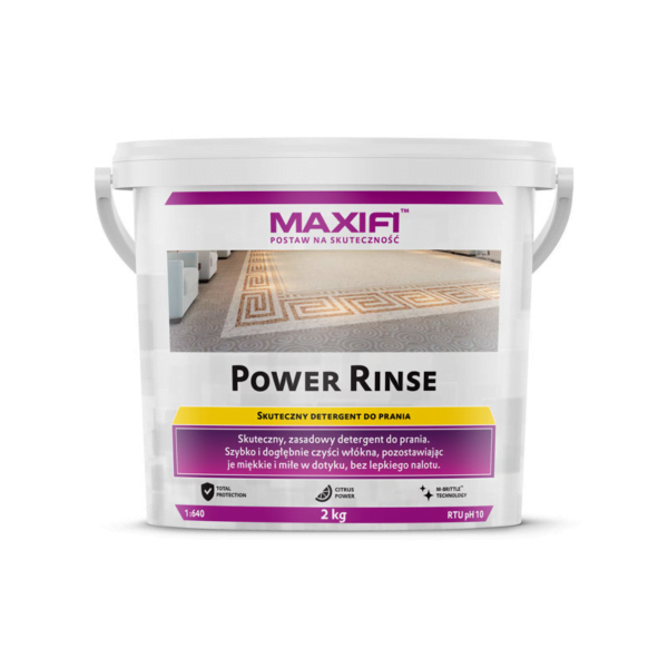 Maxifi Power Rinse E210 2kg - proszek do prania ekstrakcyjnego tapicerki