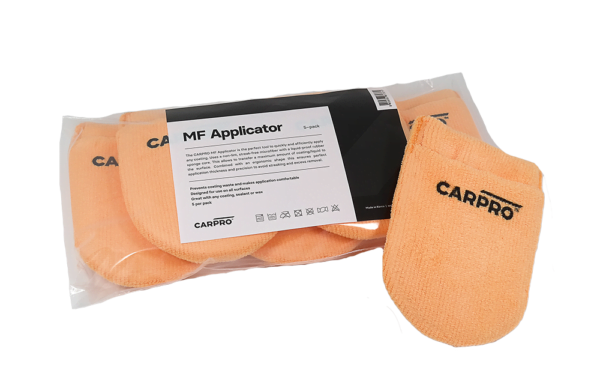 CarPro MF Applicator - zestaw pięciu aplikatorów z mikrofibry