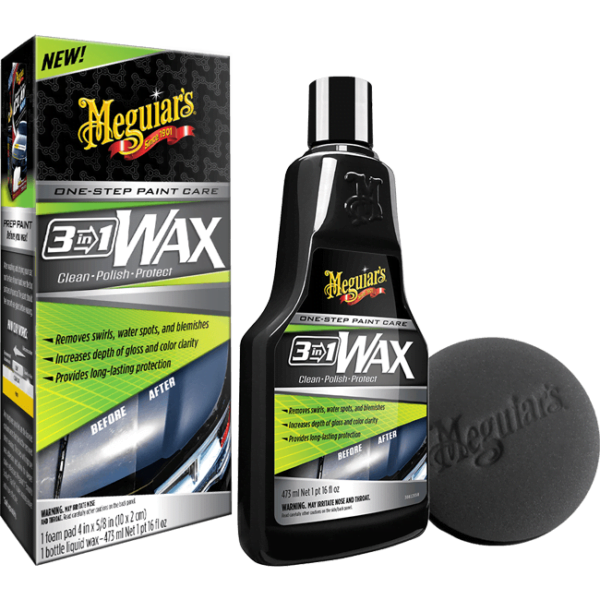 Meguiar's 3 in 1 Wax 473ml - czyści