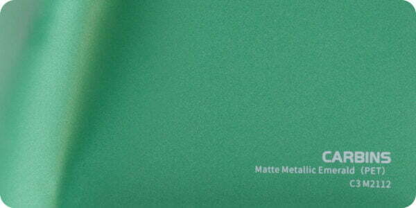 Carbins C3 M2112 PET Matte Metallic Emerald 1MB - folia do zmiany koloru samochodu