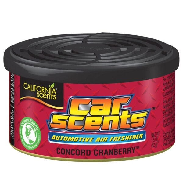 California Scents Concord Cranberry - puszka zapachowa do auta żurawina 42g