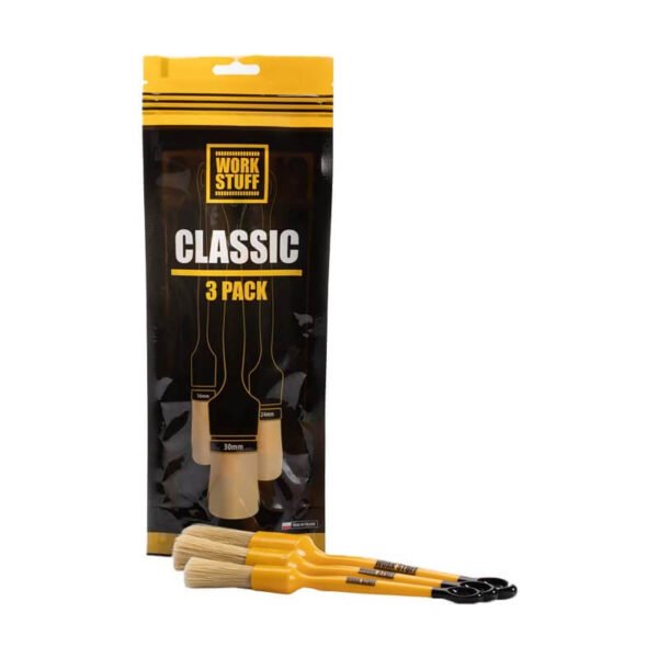 Work Stuff Detailing Brush Classic 3 pack - zestaw pędzelków detailingowych