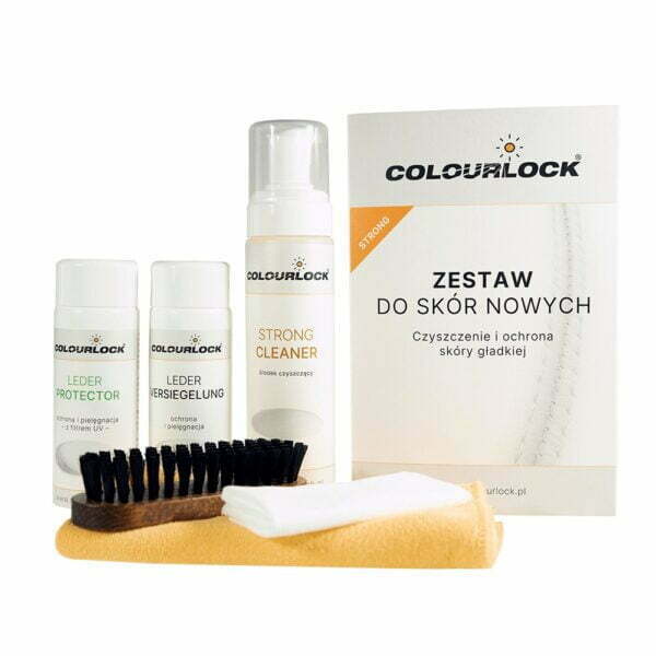 Colourlock Zestaw Strong Clean + Protector - zestaw do skór nowych