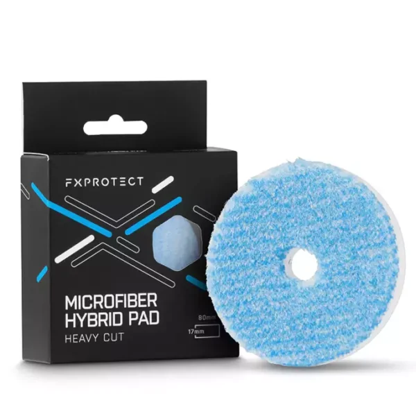 FX Protect Microfiber Hybrid Pad Heavy Cut 80mm - mocno tnący hybrydowy pad polerski 80mm