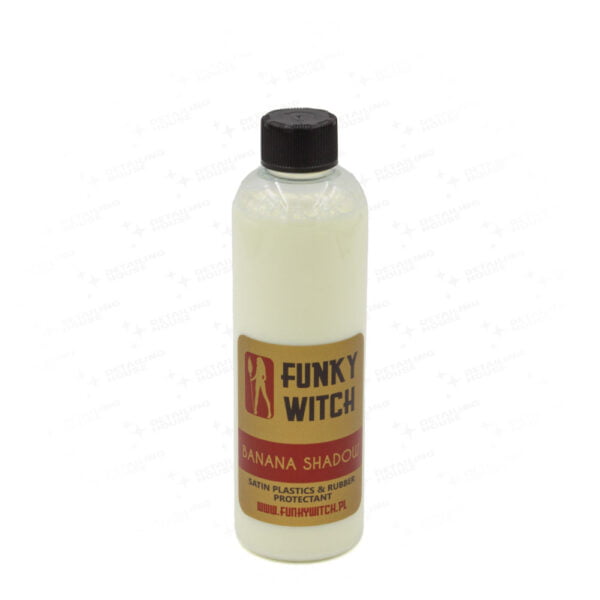 Funky Witch Banana Shadow Satin Dressing 500ml - ochrona gumy i plastików wewnętrznych