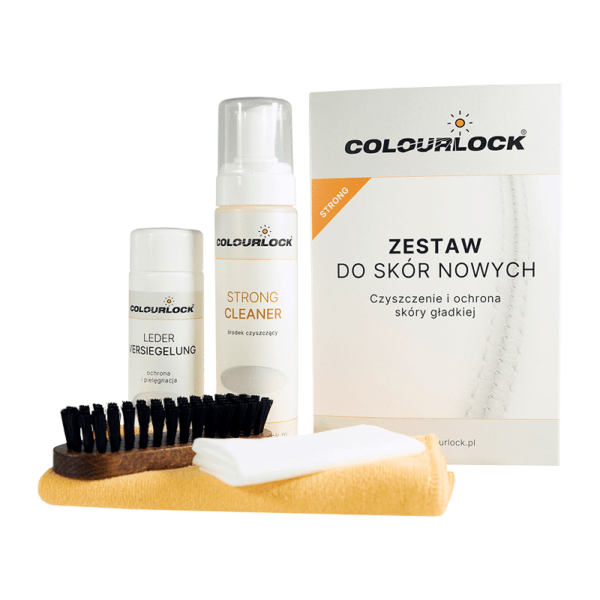 Colourlock Zestaw Strong Clean - zestaw do czyszczenia skóry samochodowej