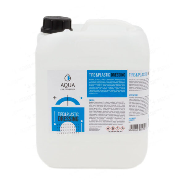 AQUA Tire and Plastic Dressing 5L - do opon i elementów plastikowych