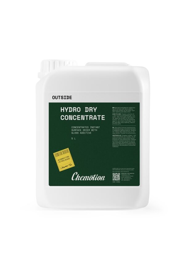 Chemotion Hydro Dry Concentrate 5L  - skoncentrowany osuszacz do lakieru z dodatkiem nabłyszczającym