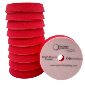 Honey Combination Zestaw 10 szt. Gąbka polerska R-DA Czerwona 125/140/25mm