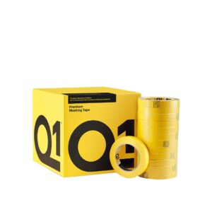 Q1 Premium Masking Tape Yellow 18mmx50m - taśma maskująca