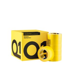 Q1 Premium Masking Tape Yellow 48mmx50m - taśma maskująca