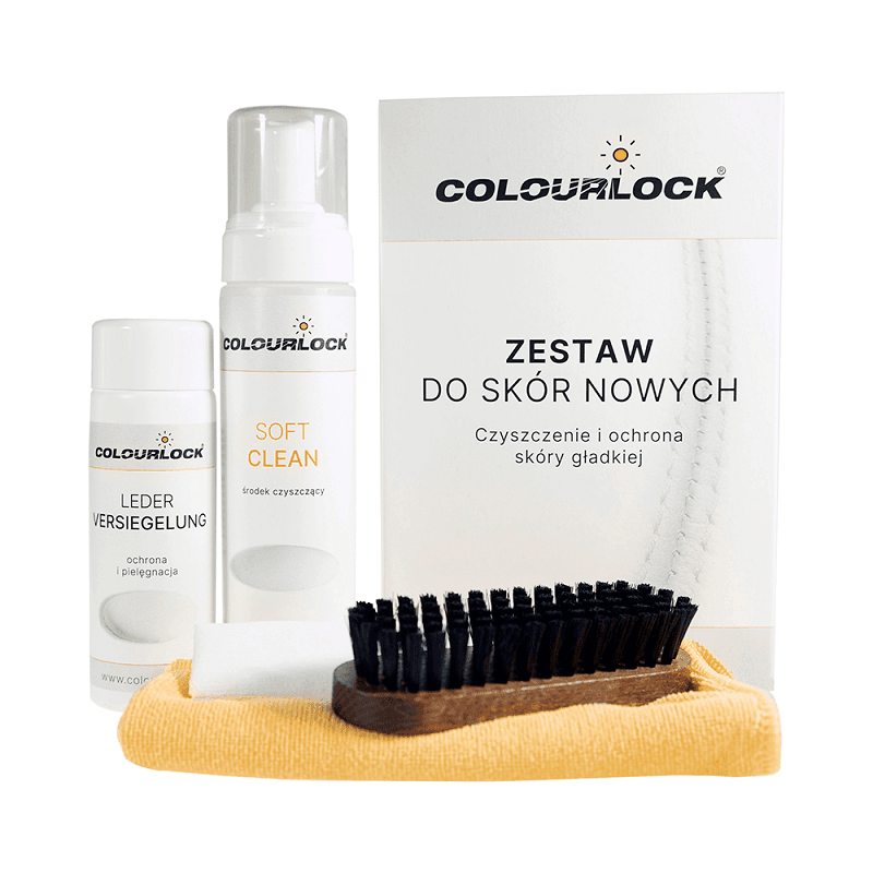 Colourlock Zestaw Soft Clean - zestaw do regularnego czyszczenia tapicerki skórzanej 1 Colourlock Zestaw Soft Clean - zestaw do regularnego czyszczenia tapicerki skórzanej