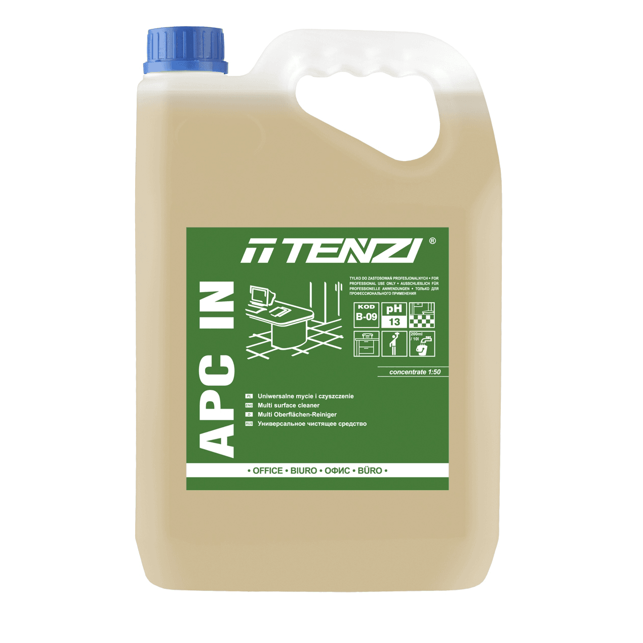 Tenzi APC IN 5L - uniwersalny koncentrat czyszcząco-myjący 1 Tenzi APC IN 5L - uniwersalny koncentrat czyszcząco-myjący