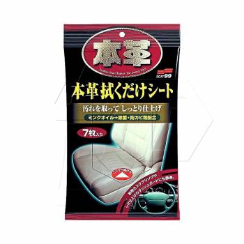 Soft99 Leather Seat Cleaning Wipe - leather wipes 1 Soft99 Leather Seat Cleaning Wipe - chusteczki do skór