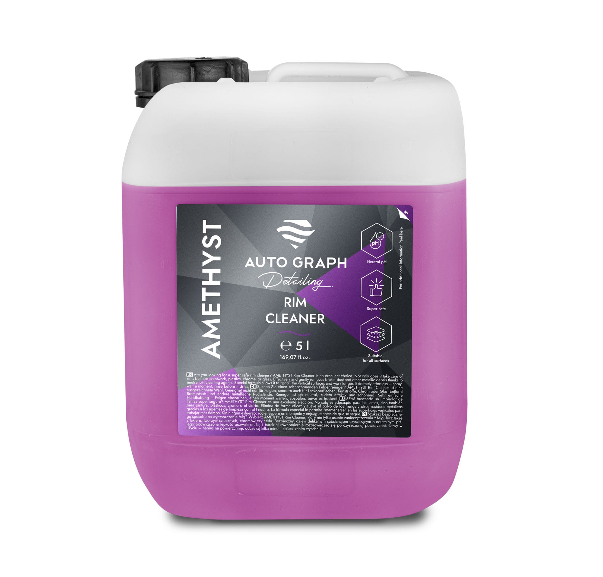Auto Graph Amethyst 5L - deironizer, krwawa felga 1 Auto Graph Amethyst 5L - deironizer