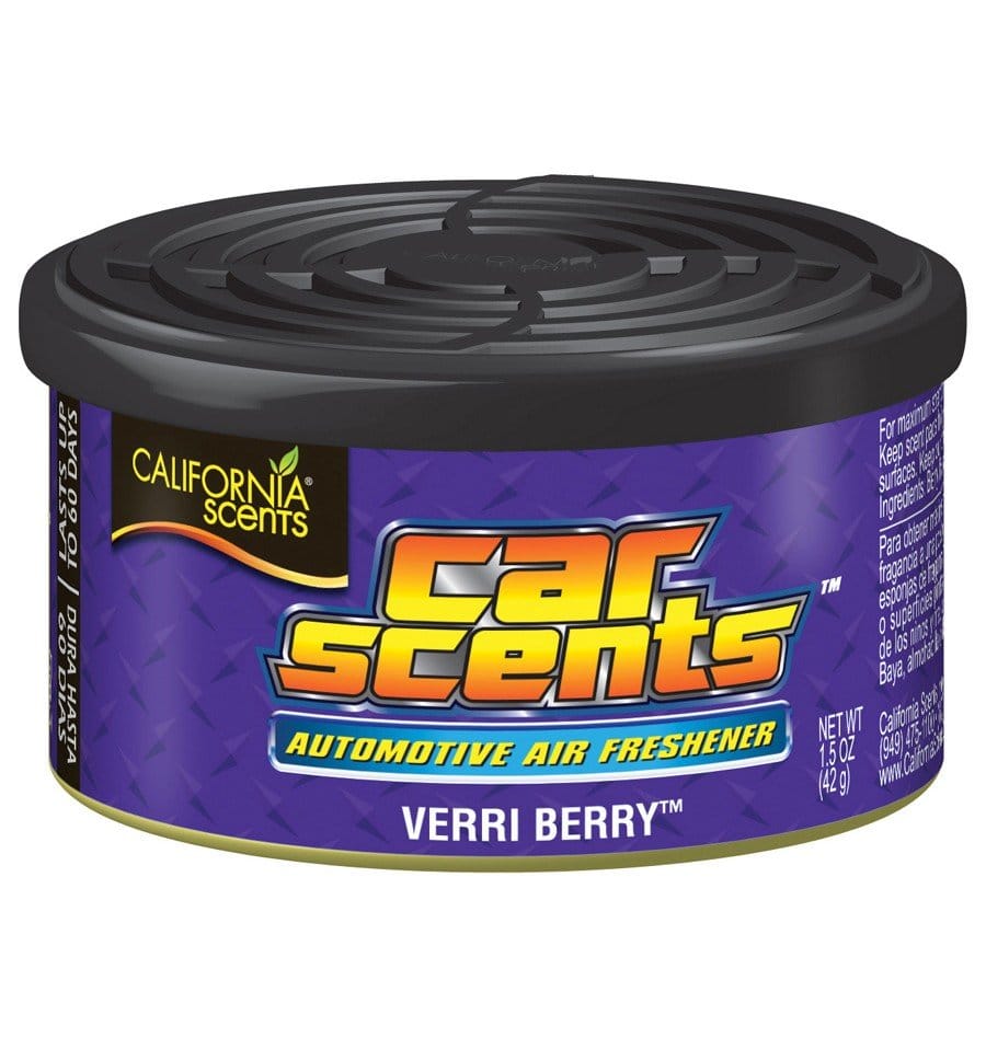 California Scents Verri Berry - puszka zapachowa do auta jagody 42g 1 California Scents Verri Berry - puszka zapachowa do auta jagody 42g