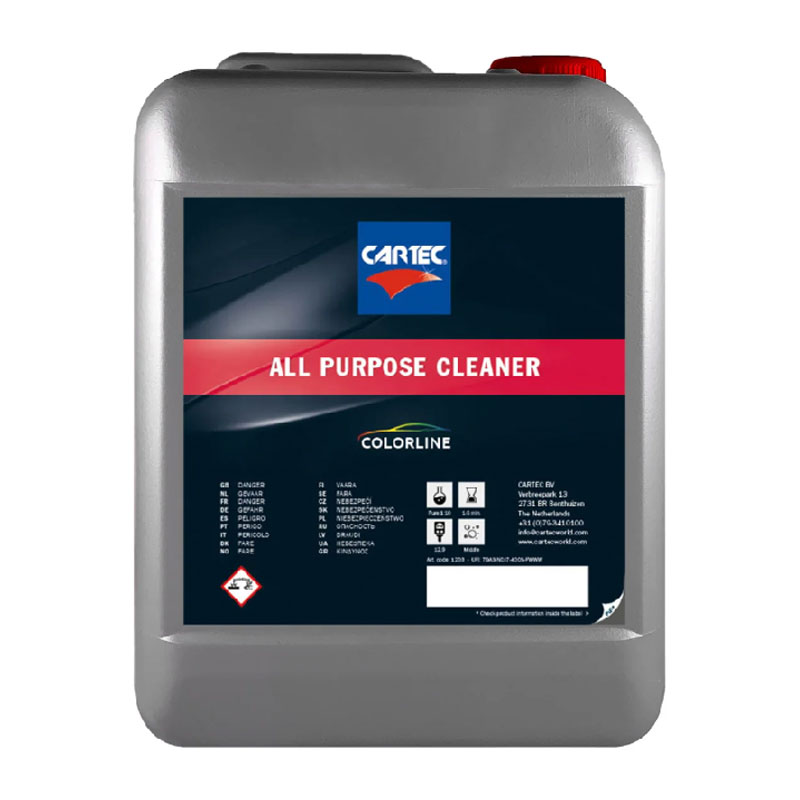 Cartec All Purpose Cleaner 5L - uniwersalny środek czyszczący APC 1 Cartec All Purpose Cleaner 5L - uniwersalny środek czyszczący APC
