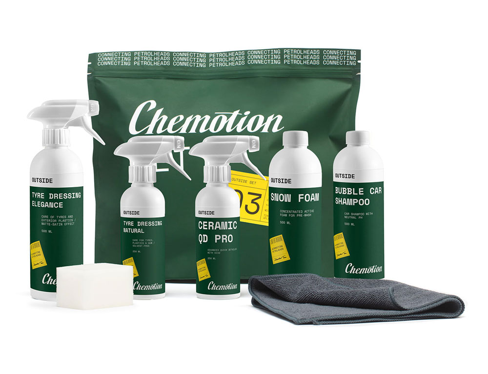 Chemotion Outside Set 03 - zestaw do pielęgnacji zewnętrznej samochodu 1 Chemotion Outside Set 03 - zestaw do pielęgnacji zewnętrznej samochodu