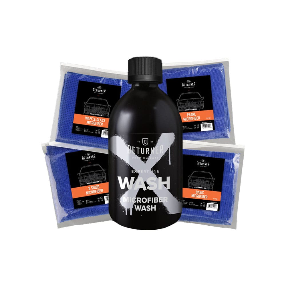 Deturner Microfiber Set and Wash - zestaw ściereczek z płynem do prania mikrofibr 1 Deturner Microfiber Set and Wash - zestaw ściereczek z płynem do prania mikrofibr