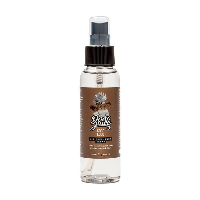 Dodo Juice Coco Loco 100ml - kokosowy odświeżacz powietrza, zapach do samochodu w sprayu 1 Dodo Juice Coco Loco 100ml - kokosowy odświeżacz powietrza