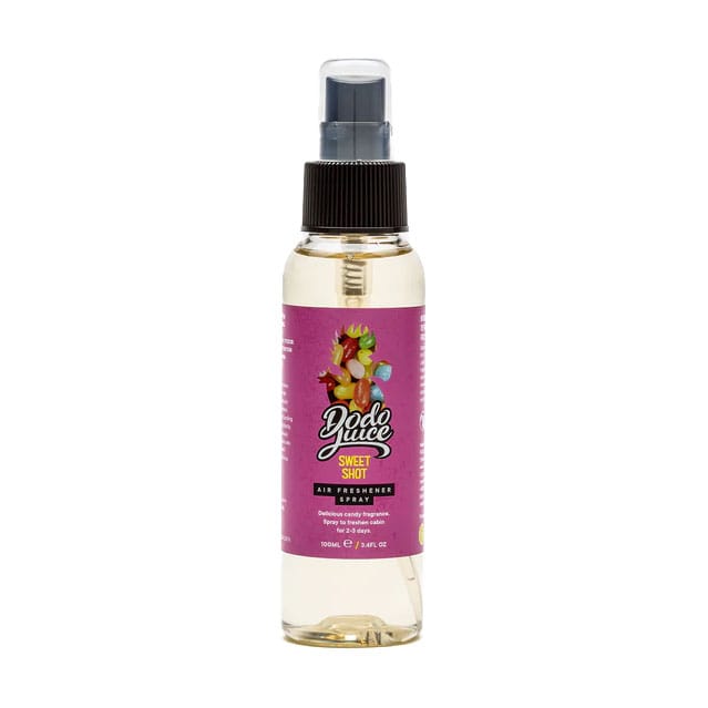 Dodo Juice Sweet Shot 100ml - cukierkowy odświeżacz powietrza, zapach do samochodu w sprayu 1 Dodo Juice Sweet Shot 100ml - cukierkowy odświeżacz powietrza