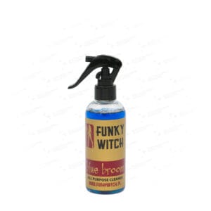 funky witch blue broom all purpose cleaner 215 ml big