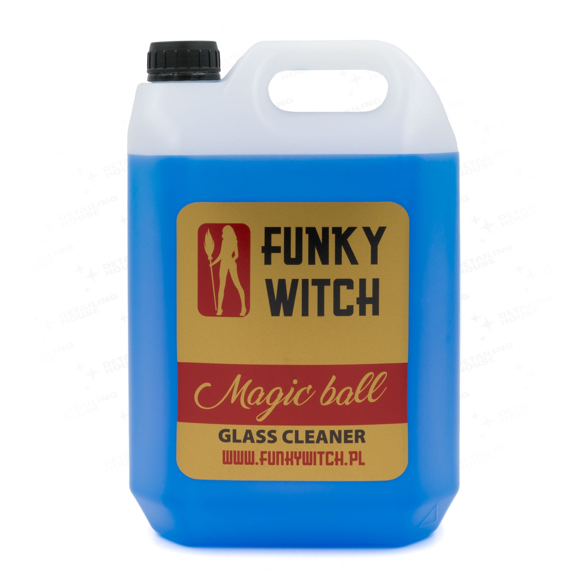 Funky Witch Magic Ball Glass Cleaner 5L - czyści powierzchnie szklane oraz chromowane 1 Funky Witch Magic Ball Glass Cleaner 5L - czyści powierzchnie szklane oraz chromowane