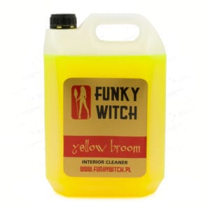 funky witch yellow broom interior cleaner 5l big