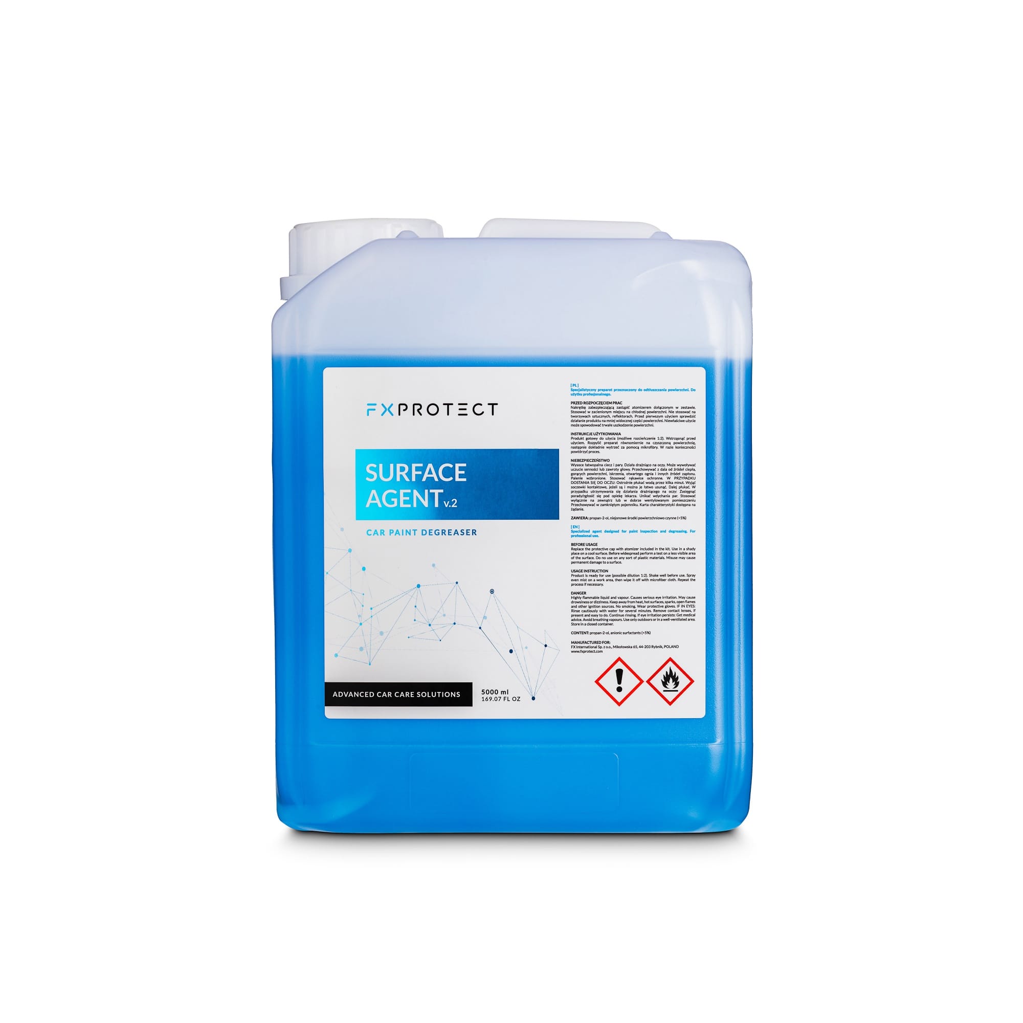 FX Protect Surface Agent 5L - preparat do inspekcji lakieru 1 FX Protect Surface Agent 5L - preparat do inspekcji lakieru