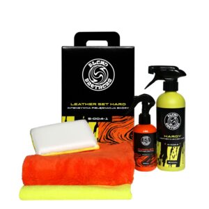 Blend Brothers Leather SET Hard - Zestaw do gruntownego czyszczenia i regeneracji skóry w aucie