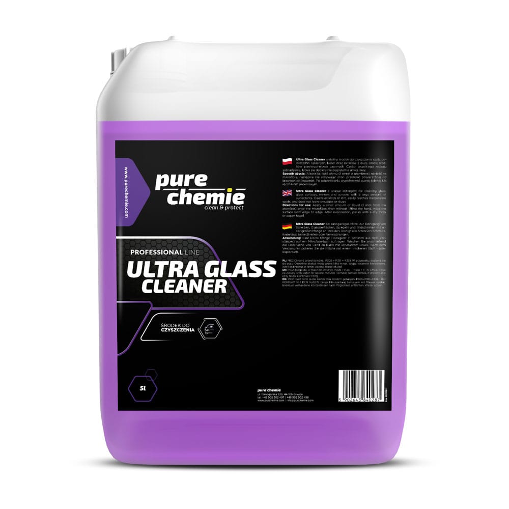 Pure Chemie Ultra Glass Cleaner 5L - glass cleaning fluid 1 Pure Chemie Ultra Glass Cleaner 5L - płyn do mycia szyb