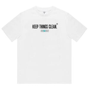 seven koszulka keep things clean white big 1