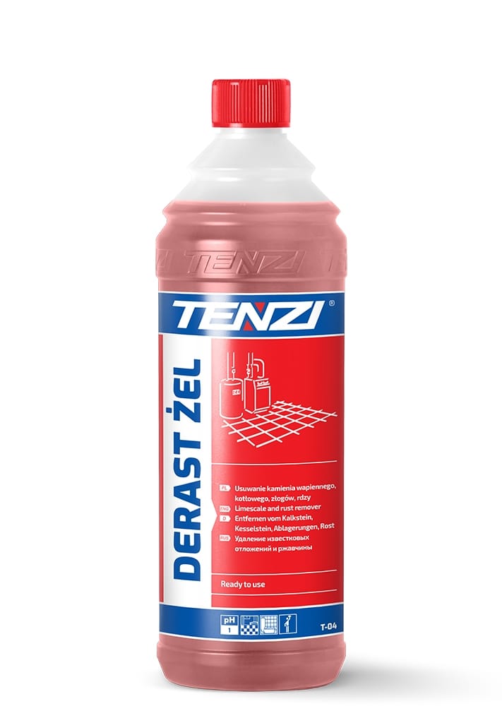 Tenzi Derast Żel 1L - odkamieniacz i odrdzewiacz przemysłowy w żelu 1 Tenzi Derast Żel 1L - odkamieniacz i odrdzewiacz przemysłowy w żelu