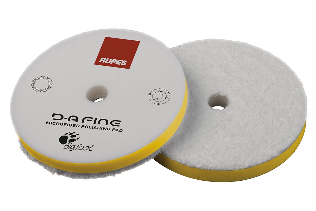 Rupes DA Fine 130mm - Soft Microfiber Polishing Pad 1 Rupes D-A Fine 130mm - miękki pad polerski z mikrofibry