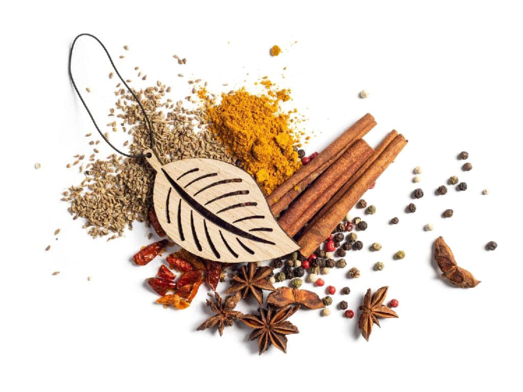 The Leaf Orientalny - pachnąca zawieszka do samochodu 1 The Leaf Orientalny - pachnąca zawieszka do samochodu