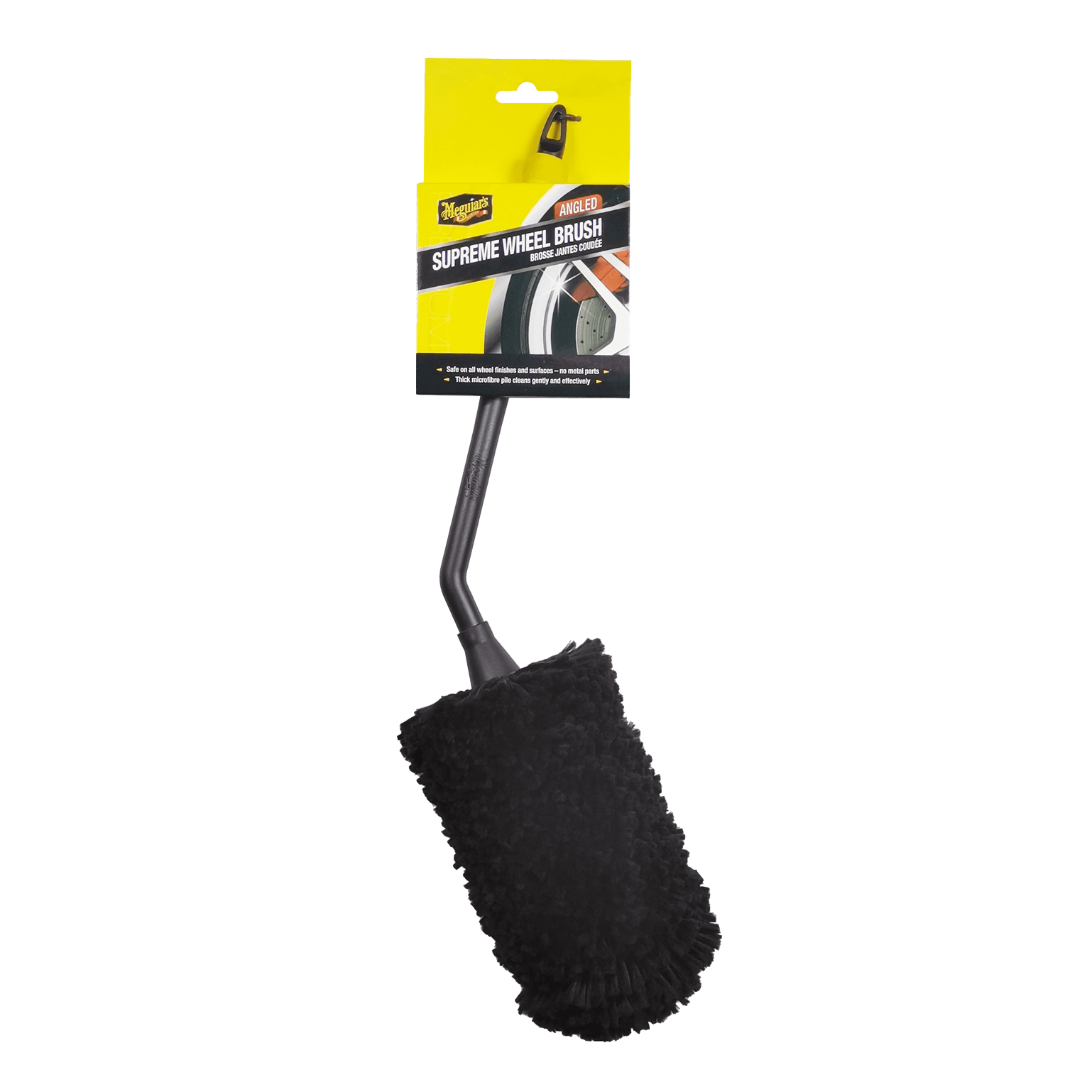 Meguiar's Supreme Angled Wheel Brush - szczotka do czyszczenia felg z mikrofibry 1 Meguiar's Supreme Angled Wheel Brush - szczotka do czyszczenia felg z mikrofibry