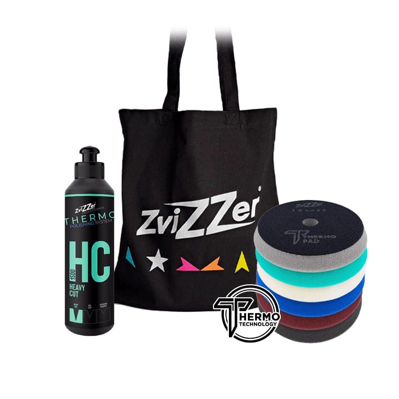 ZviZZer Professional Set - zestaw do polerowania lakieru dla studia detailingu 1 ZviZZer Professional Set - zestaw do polerowania lakieru dla studia detailingu