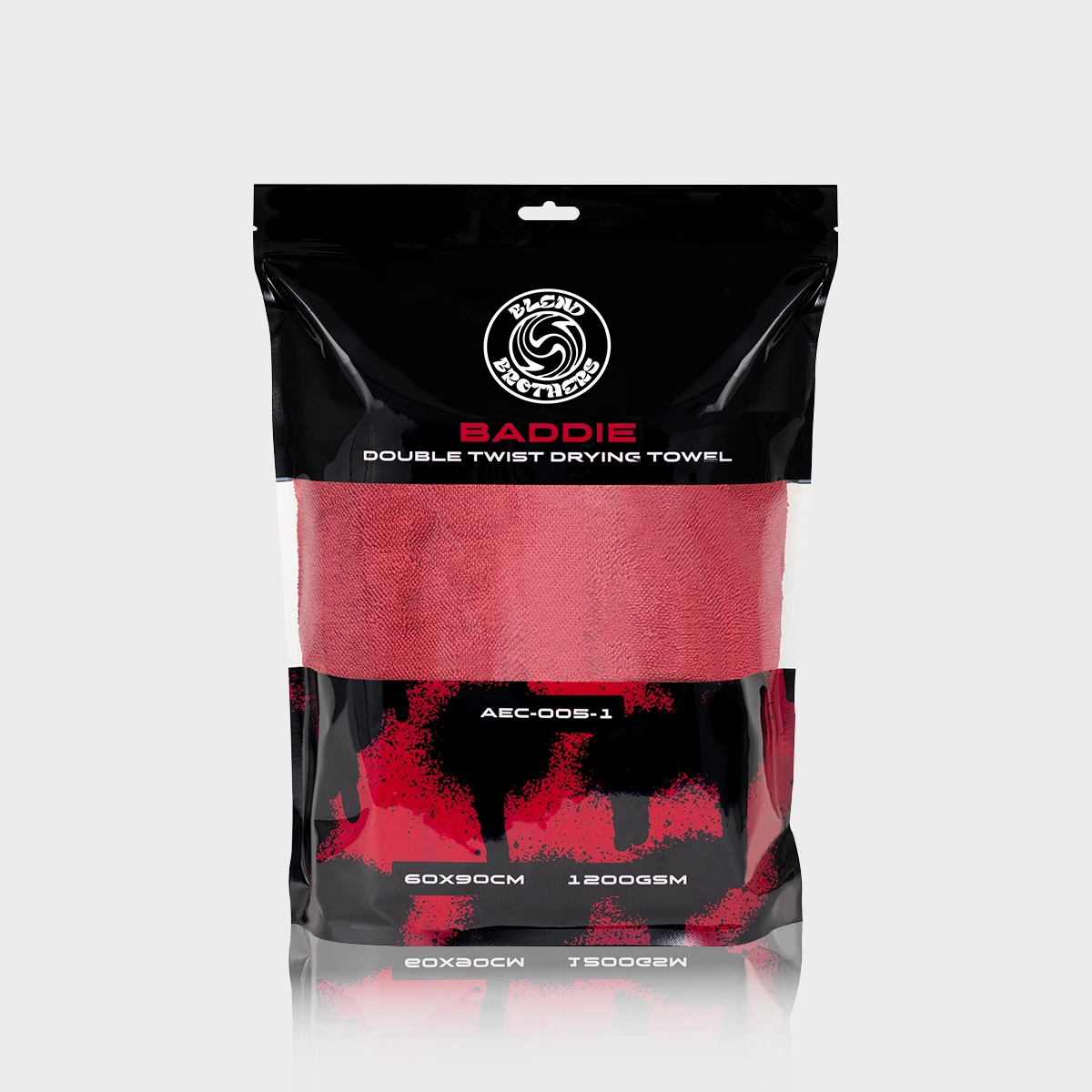 Blend Brothers BADDIE Double Twist Drying Towel 60x90cm - dwustronny ręcznik do osuszania lakieru 1 Blend Brothers BADDIE Double Twist Drying Towel