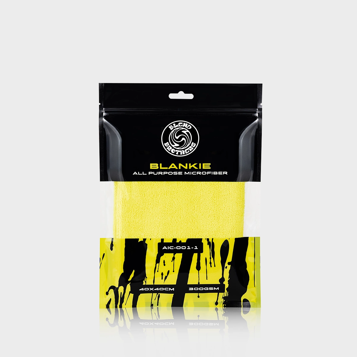 Blend Brothers BLANKIE Microfiber Yellow 40x40cm - uniwersalna mikrofibra 1 Blend Brothers BLANKIE Microfiber Yellow