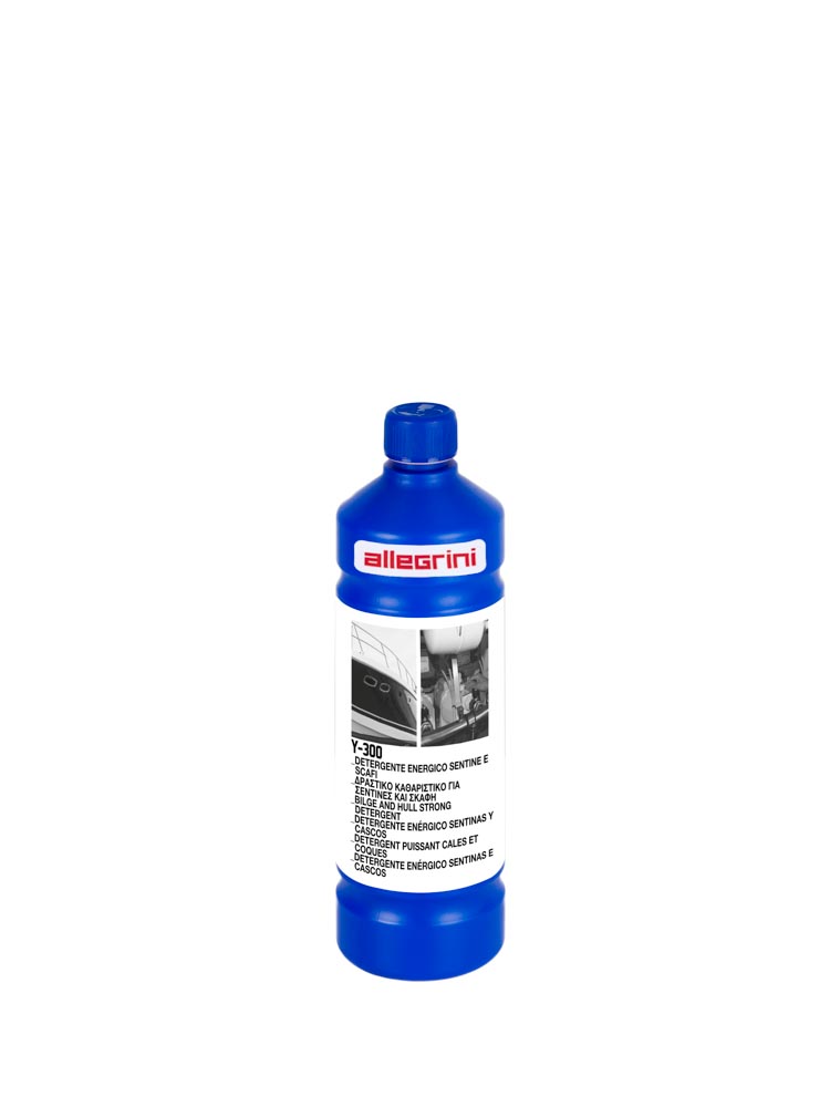 Allegrini Y-300 1L - strong detergent for bilges, hulls and pontoons 1 Allegrini Y-300 1L - silny detergent do zęz
