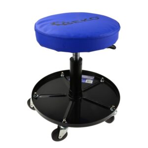 GEKO Stołek warsztatowy obrotowy z półką