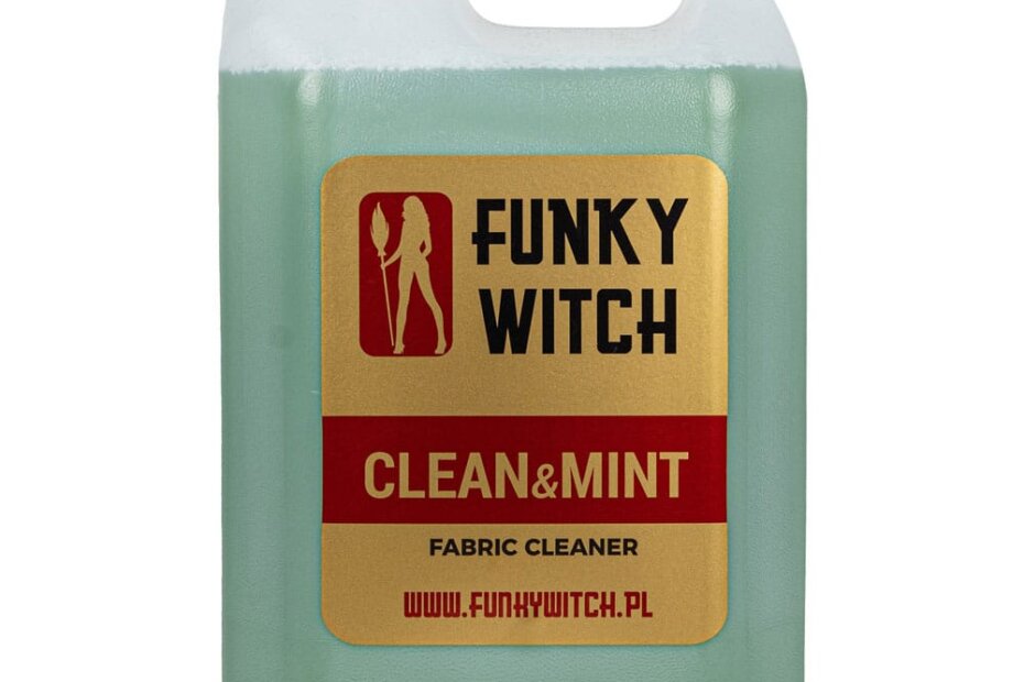 5 Najlepszych Dywaników i Tapicerek dla Twojego Samochodu 2025 8 funky witch clean mint fabric cleaner 5l big
