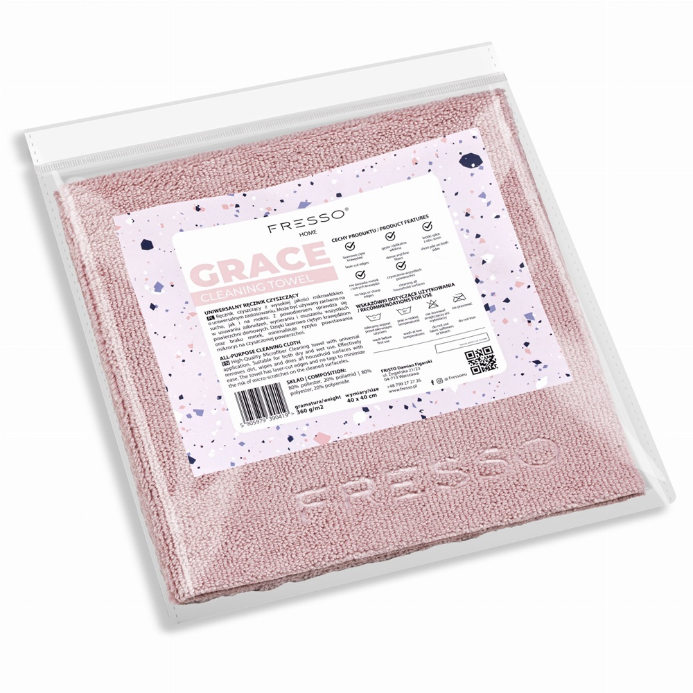 Fresso Home Grace Cleaning Towel - mikrofibra uniwersalna 1 Fresso Home Grace Cleaning Towel - mikrofibra uniwersalna