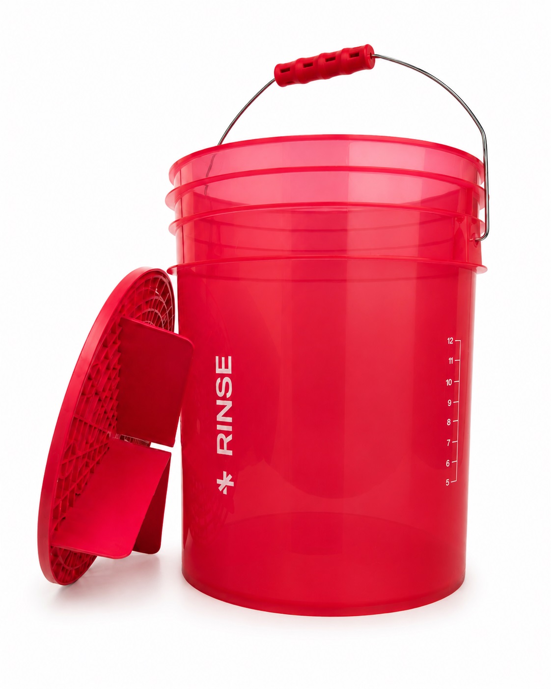 BenBow Wiadro 20L Rinse + separator czerwony