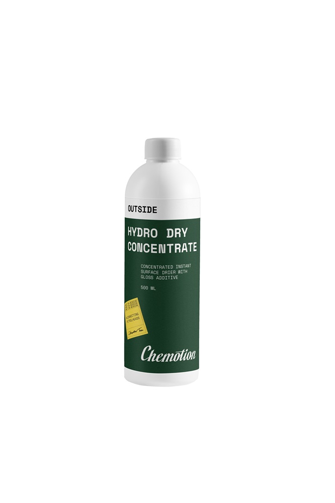 Chemotion Hydro Dry Concentrate 500ml - skoncentrowany osuszacz do lakieru z dodatkiem nabłyszczającym 1 Chemotion Hydro Dry Concentrate 500ml - skoncentrowany osuszacz do lakieru z dodatkiem nabłyszczającym