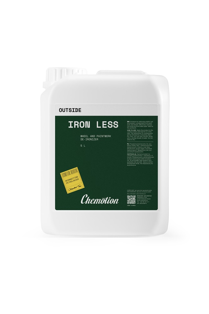 Chemotion Iron Less 5L - deironizer do usuwania lotnej rdzy 1 Chemotion Iron Less 5L - deironizer do usuwania lotnej rdzy