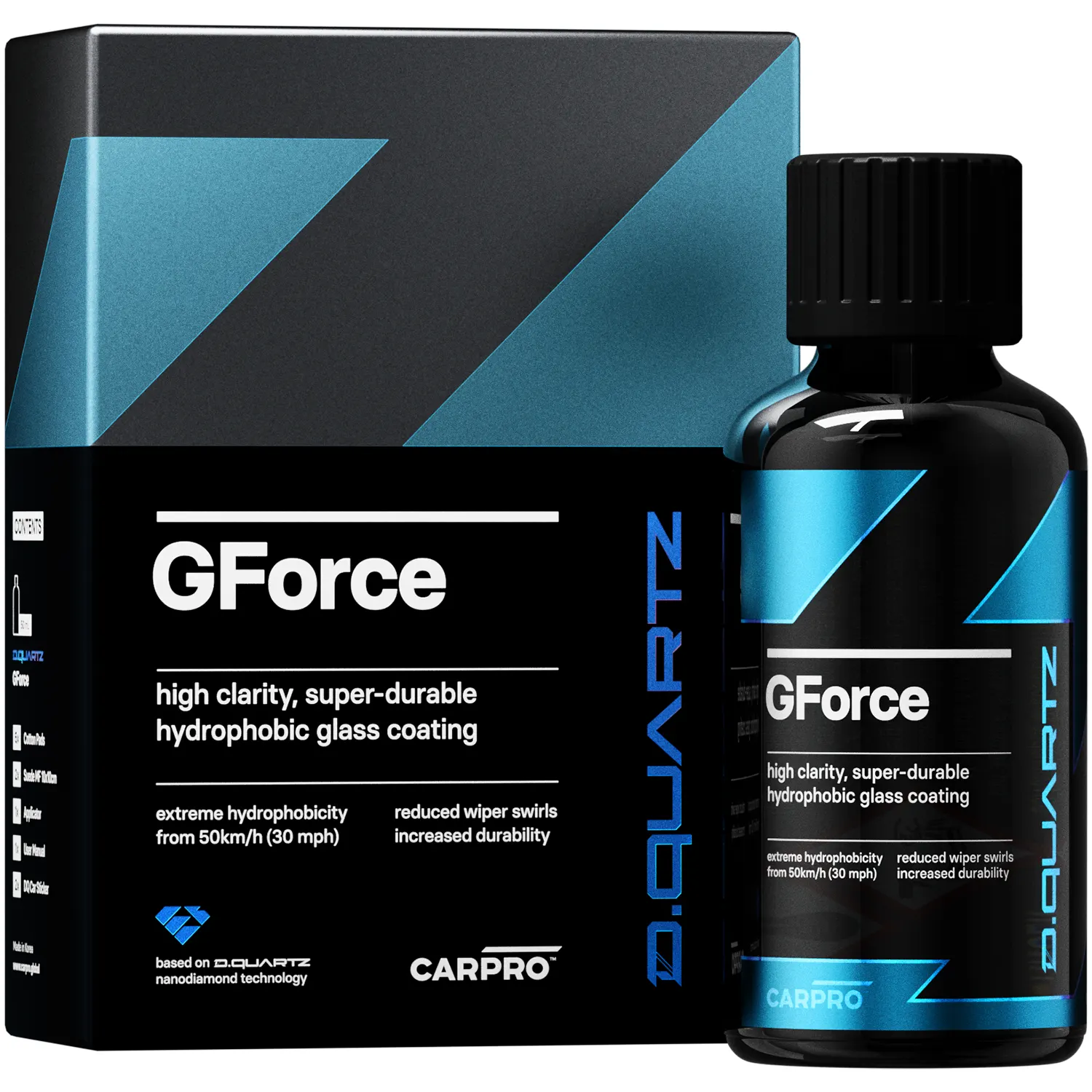 CarPro GForce 10ml - nanodiamentowa powłoka do szyb 1 CarPro GForce 10ml - nanodiamentowa powłoka do szyb
