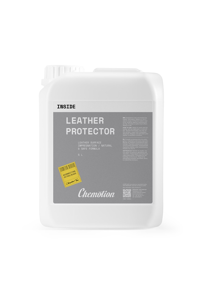 Chemotion Leather Protector 5L - preparat do impregnacji tapicerki skórzanej 1 Chemotion Leather Protector 5L - preparat do impregnacji tapicerki skórzanej