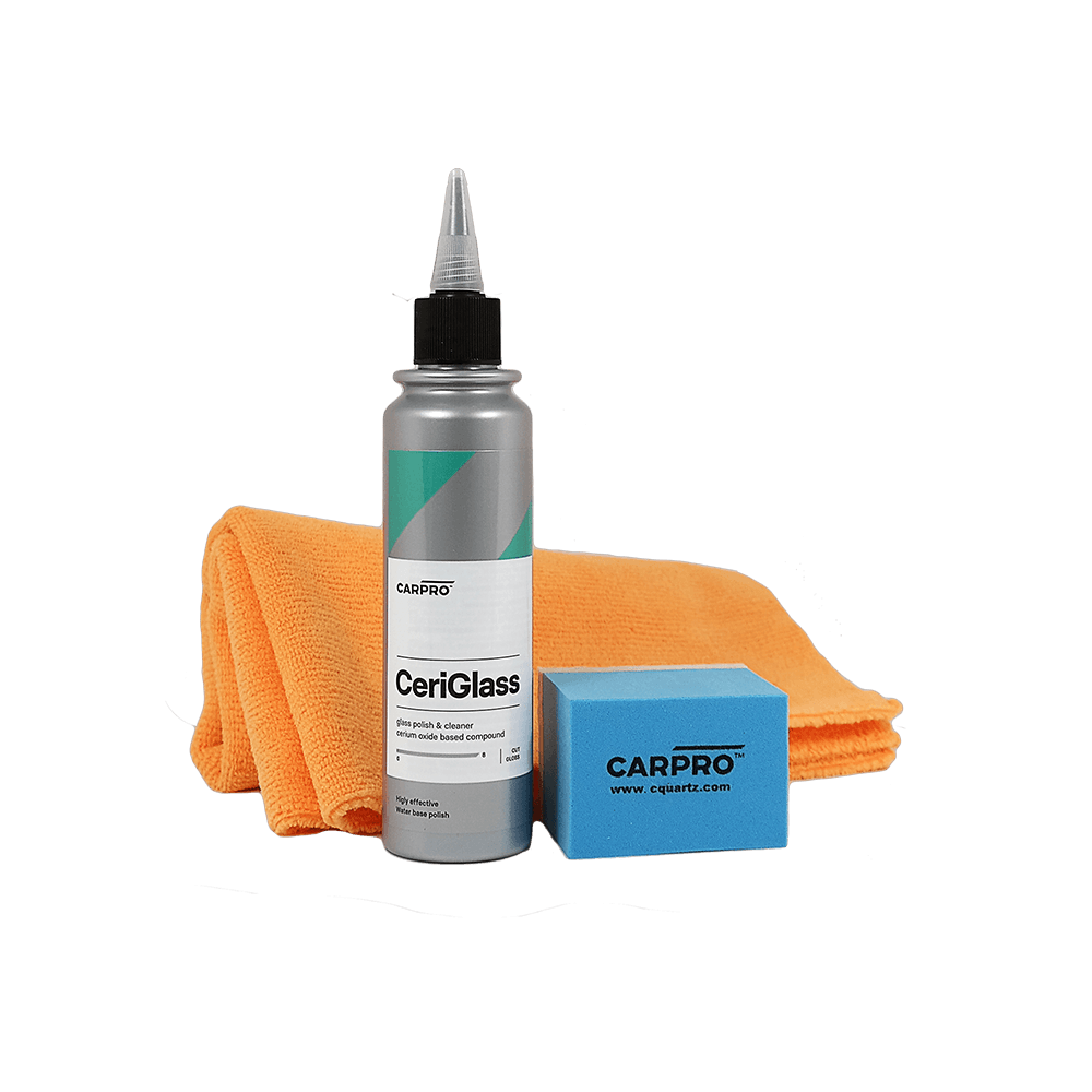 CarPro CeriGlass Polish KIT 150ml - zestaw do polerowania szkła
