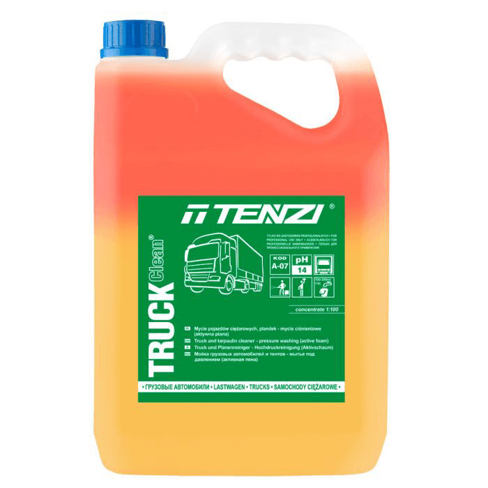 Tenzi Truck Clean 5L - aktywna piana do mycia ciężarówek, silników, plandek 1 Tenzi Truck Clean 5L - aktywna piana do mycia ciężarówek